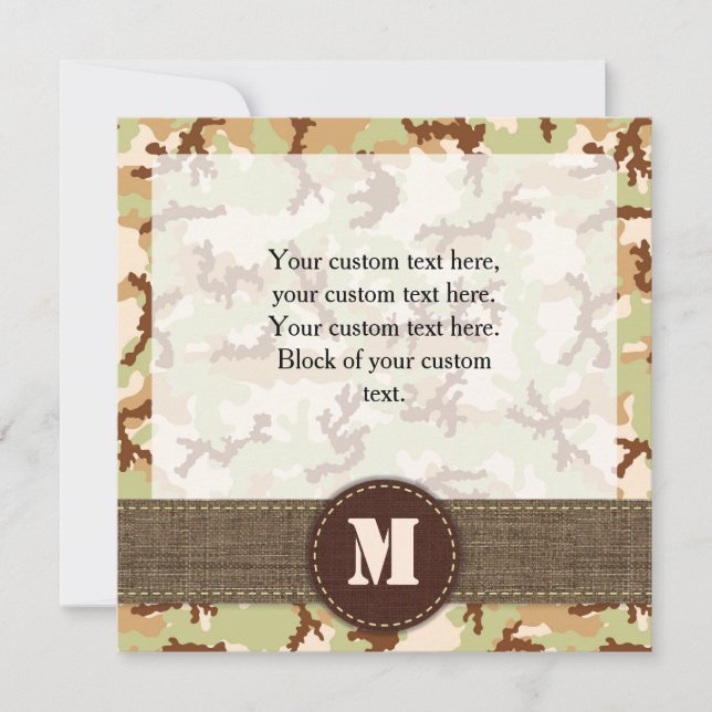 Camuflagem do deserto (Frente)