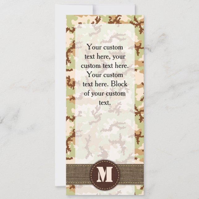 Camuflagem do deserto (Frente)