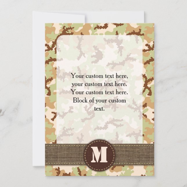 Camuflagem do deserto (Frente)