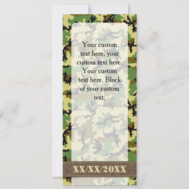 Camuflagem florestal (Frente)