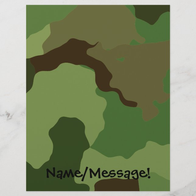 Camuflagem militar tradicional (Frente)