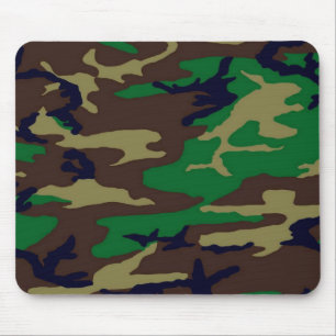 Camuflagem Mousepad da floresta