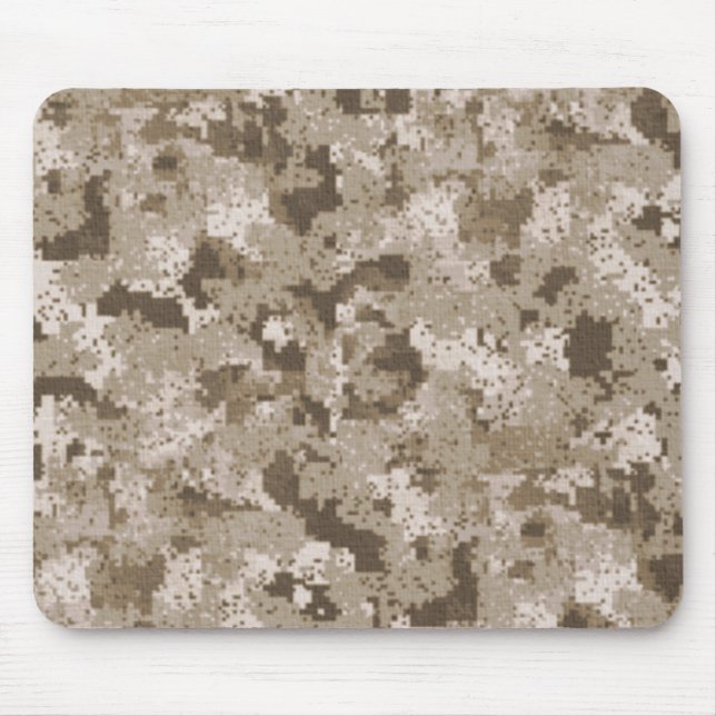 Camuflagem Mousepad de Digitas do deserto (Frente)