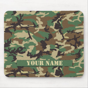Camuflagem personalizada Mousepad da floresta
