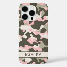 Camuflagem Personalizada Rosa e Verde