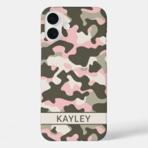 Camuflagem Personalizada Rosa e Verde