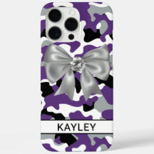 Camuflagem Personalizada Roxa Preta Brilhante