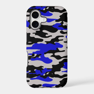 Camuflagem Preto e Azul - iPhone 5
