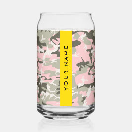 Camuflagem rosa e verde Seu nome personaliza