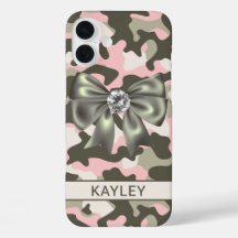 Camuflagem Rosa Verde Luxuosa Personalizada