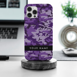 Camuflagem Roxa Seu Nome Personalize
