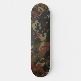 Camuflagem Skateboard Verde Marrom Preto Bege