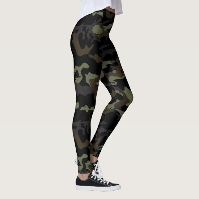 Camuflagem surpreendente legging impresso (Direita)