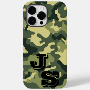 Camuflagem Verde do Exército iPhone 14 Pro Max Cas