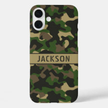 Camuflagem Verde Marrom Personalizada