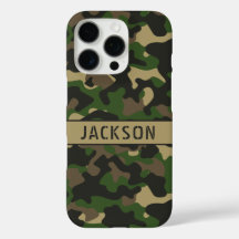 Camuflagem Verde Marrom Personalizada