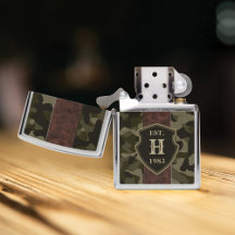 Camuflagem Verde Russa e Monograma Personalizado d