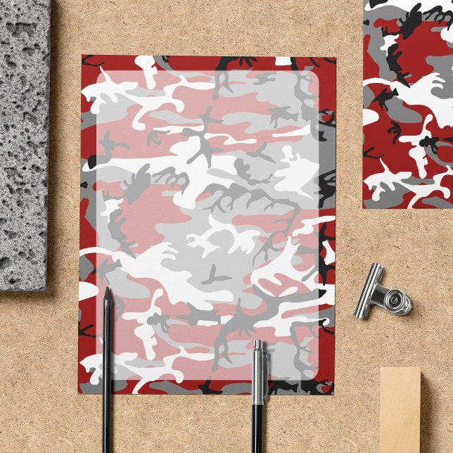 Camuflagem Vermelha e Cinza, Camuflagem, Militar,  (Criador carregado)