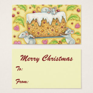 Camundongos de Natal bonitos Carregando um deserto