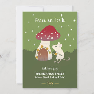 Camundongos vermelhos de algodão, verde