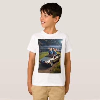 Camundongos vestidos de volta para a futura camisa