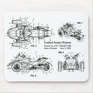 Can Am Spyder, United Patent Application Mousepad