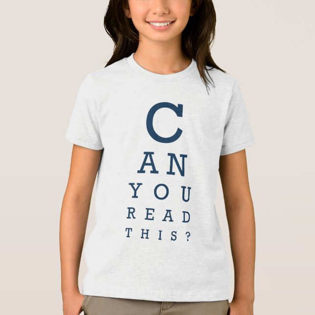 Can you read this? (Frente)