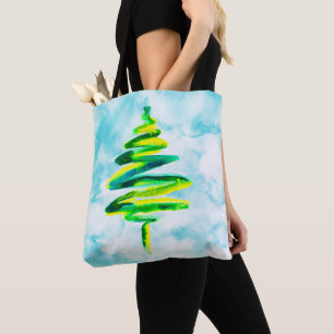 Cana azul-branca Cana-de-natal Saco de Tote
