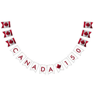 Canadá 150 bandeiras canadenses