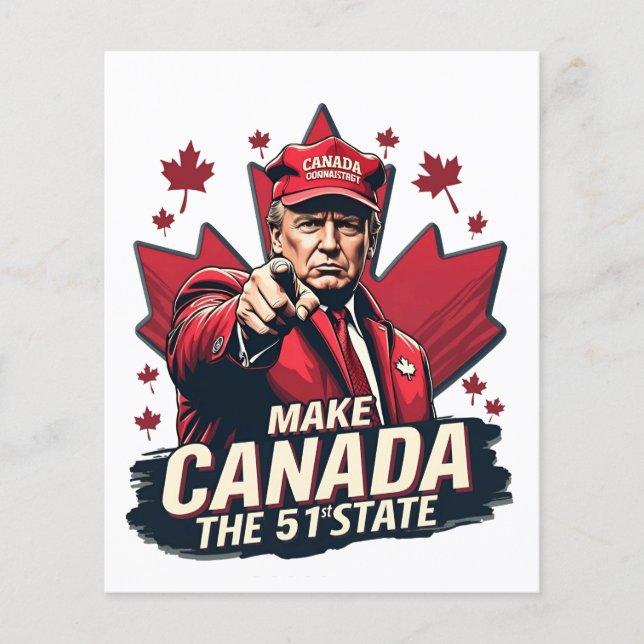 Canadá, a 51 ruas State Trump Canadense (Frente)