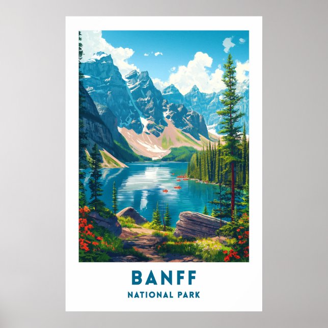 Canada Banff National Park Poster (Frente)