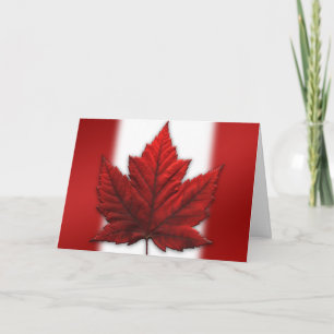 Canadá Cartões Canadá Sinalizador de saudação Cart