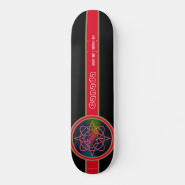 Canadá desde 1867 Aurora Black Skateboard