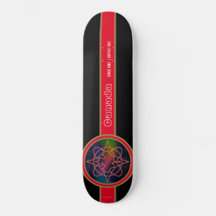 Canadá desde 1867 Aurora Black Skateboard