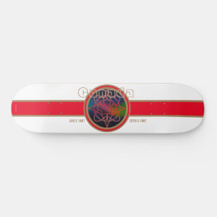 Canadá Desde 1867 Aurora (Branco) Skateboard
