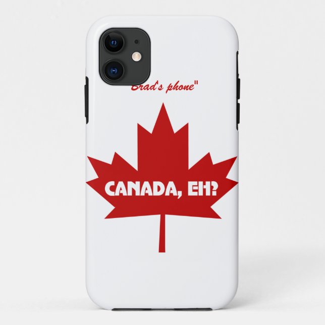 Canadá Eh? capas de iphone - customizáveis (Verso)