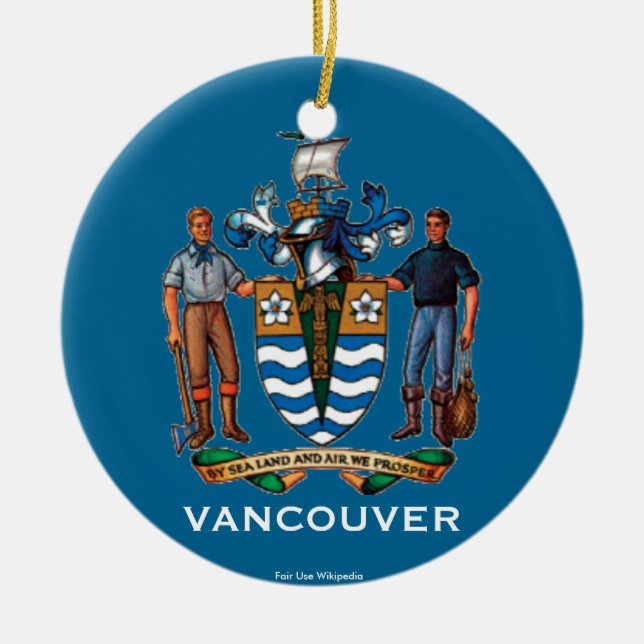 Canadá - Enfeites de natal de Vancouver (Frente)
