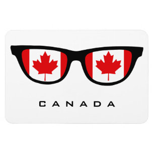 Canadá exibe texto personalizado e ímã de cores