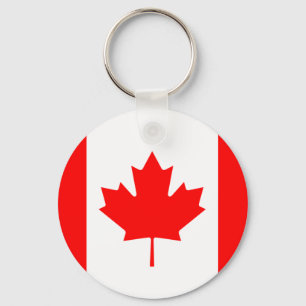 Canadá flag Button Chaveiro