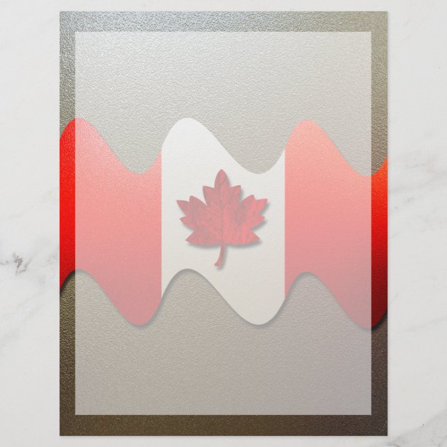 Canada Flag-Chrome por Shirley Taylor (Frente)