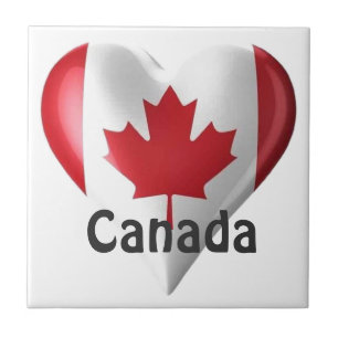 Canadá Flag Heart