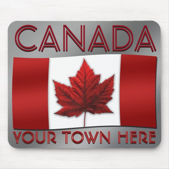 Canadá Flag Mousepad Canada Maple Leaf Mousepad (Frente)