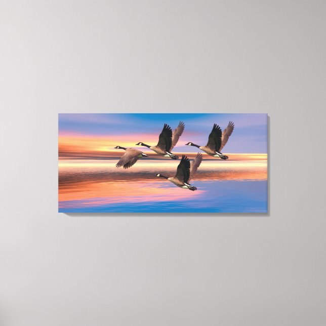 Canada Geese image for Canvas Art (Frente)