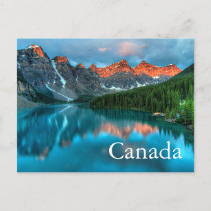 Canadá Lago Canadense Banff Cartão Postal