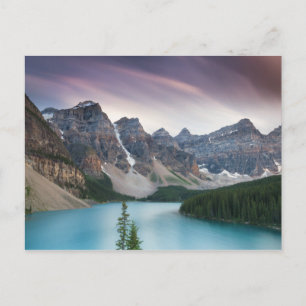 Canadá - Lago Moraine cartão postal n.o 2