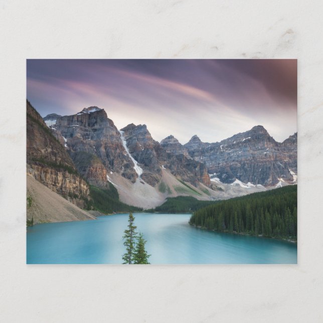 Canadá - Lago Moraine cartão postal n.o 2 (Frente)