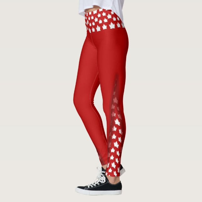 Canadá Leggings Classic Canada Souvenir Pants (Esquerda)