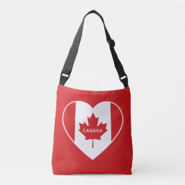 Canada Love bolsas de texto personalizado