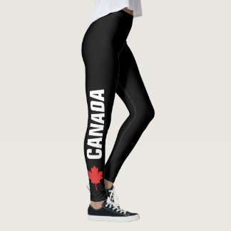 Canadá Mapeia Leggings Folaf