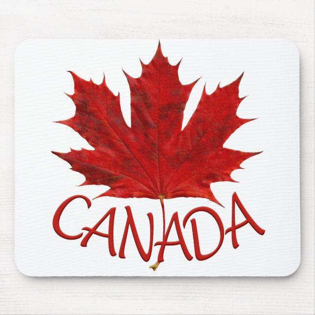 Canadá Mousepad Red Canada Maple Leaf Mousepad (Frente)